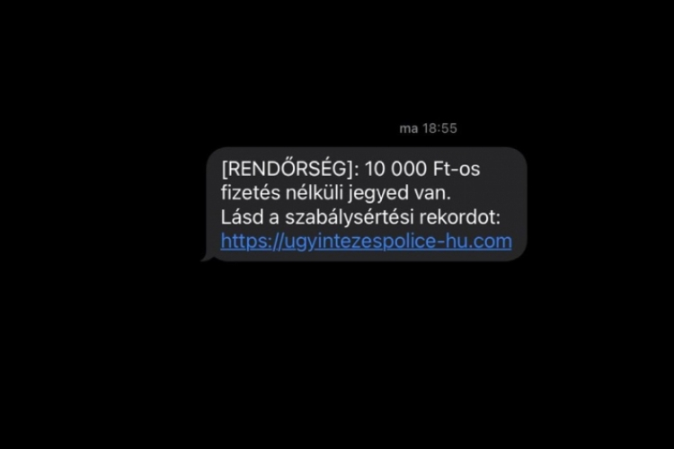 A rendőrség nevével visszaélve próbálnak személyes adatokat megszerezni csalók sms-ben